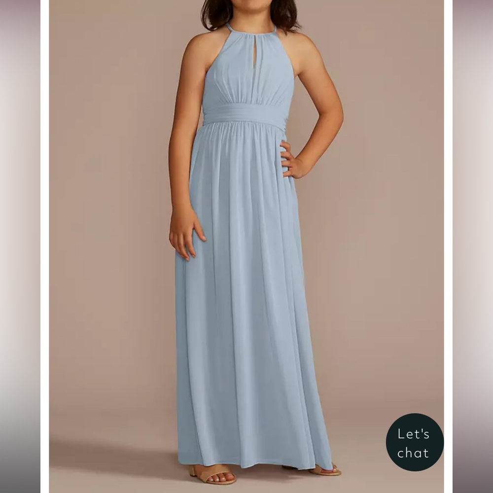 David’s Bridal Bridesmaid Dress - size 8 - color Oasis